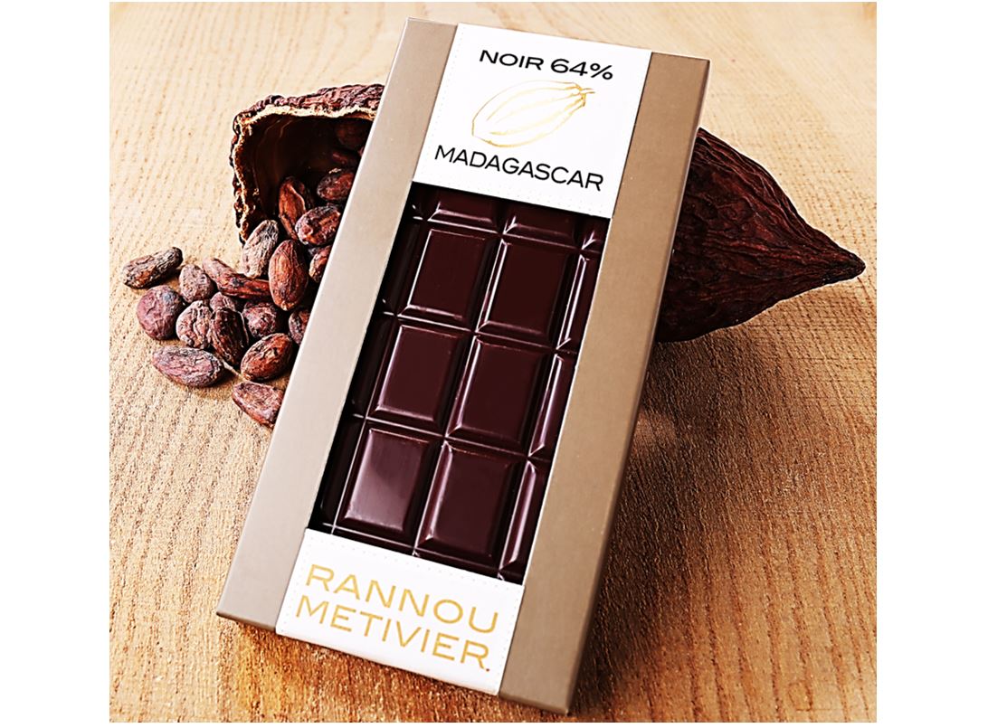 Chocolat Noir Madagascar 64% De Cacao