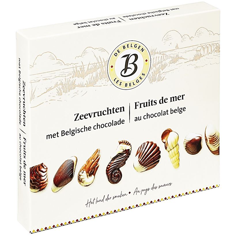 Assortiment Fruits De Mer Au Chocolat Belge