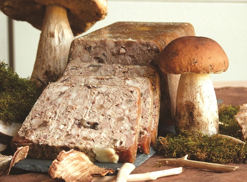 Terrine De Campagne Aux Champignons Et Aux Cepes