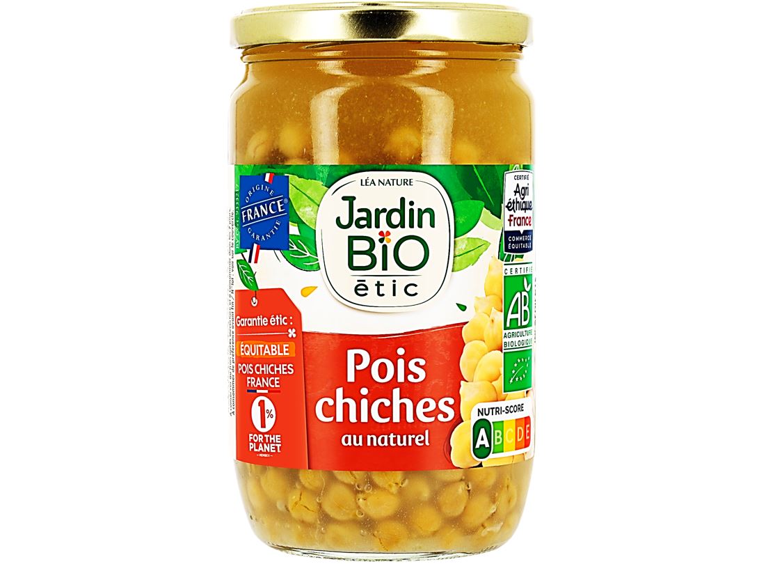 Pois Chiches Au Naturel Bio