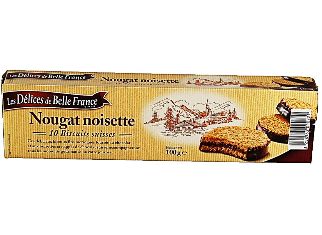 Biscuits Nougat Noisette