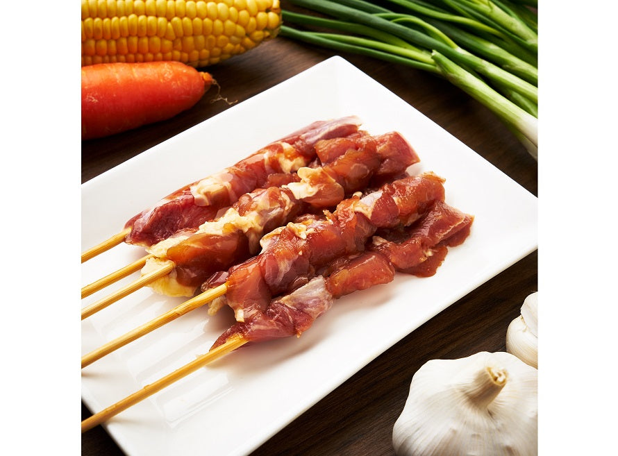 Brochettes De Poulet Teriyaki Fumees