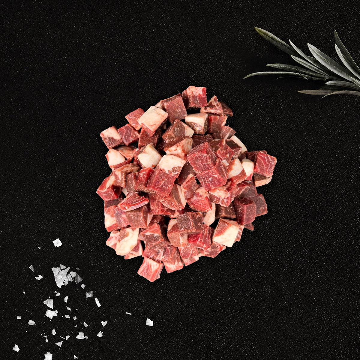 FRZ MUTTON CUBE 1INCH X 1INCH 2KG (#203326)