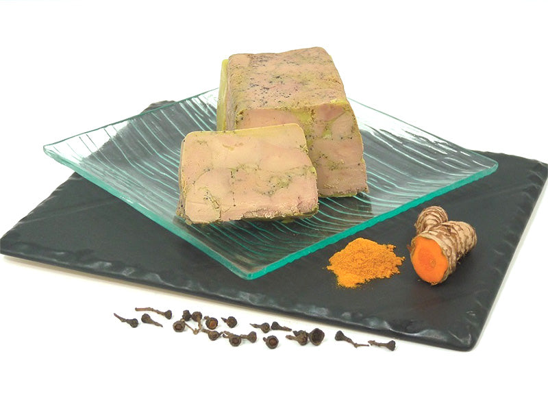 Foie Gras De Canard Entier Curcuma Et Baies De Cannelier