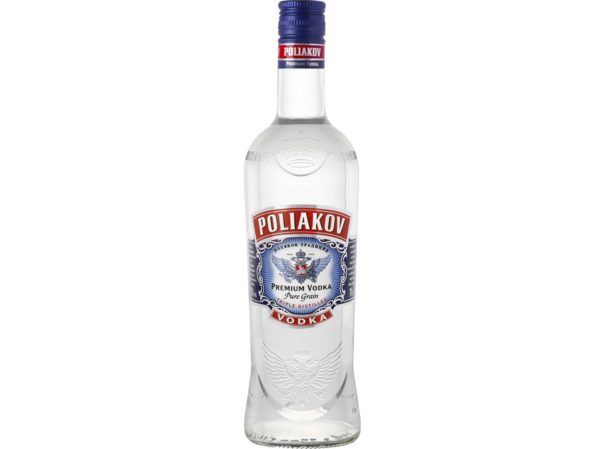 Vodka Pure Grain Triple Distilled Poliakov