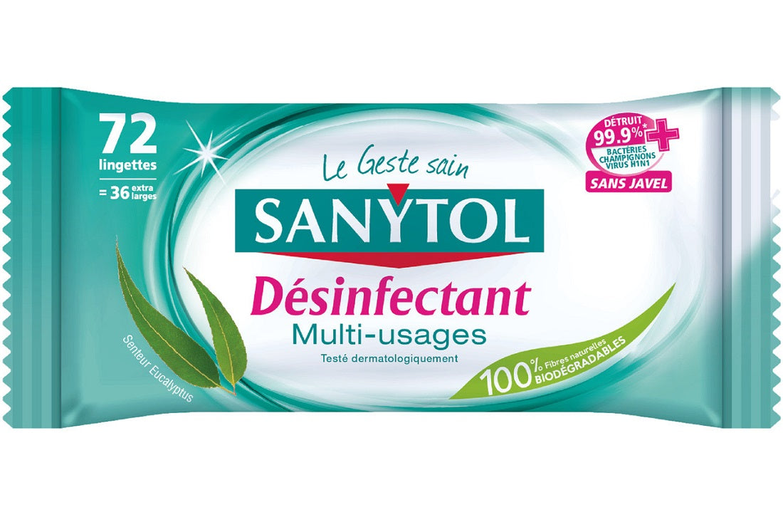 Lingettes Desinfectantes Multi-Usages