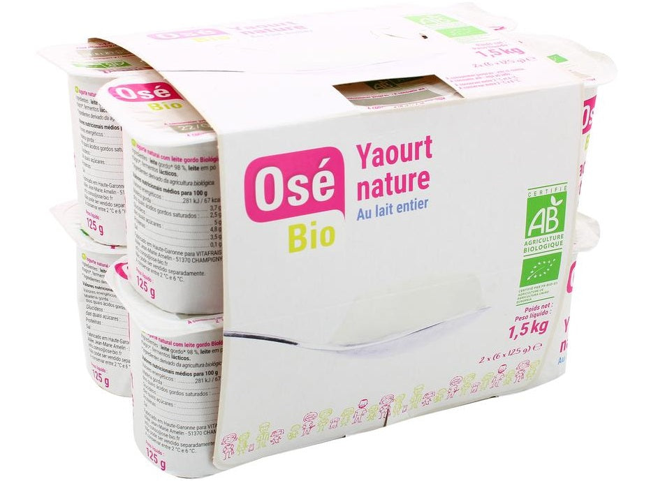 Yaourt Nature Au Lait Entier Bio