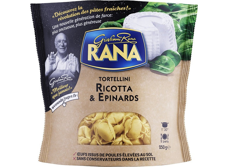 Pates Fraiches Ravioli Ricotta & Epinards