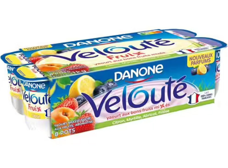Yaourt Aux Fruits Mixes Et Brasses Veloute Fruix