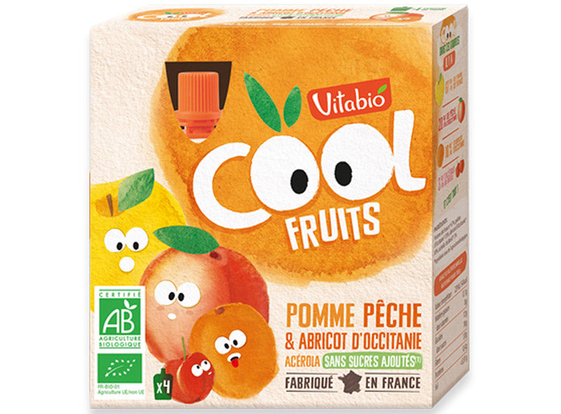 Cool Fruits Pomme Peche Abricot Bio