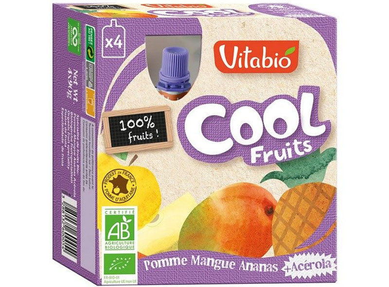 Cool Fruits Pomme Mangue Ananas Bio