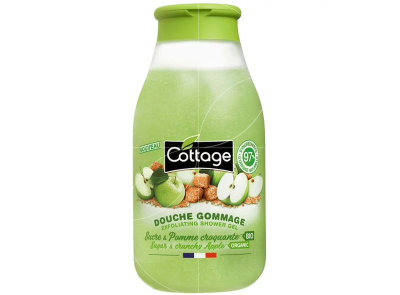 Gel Douche Gommage Sucre Et Pomme Croquante Bio