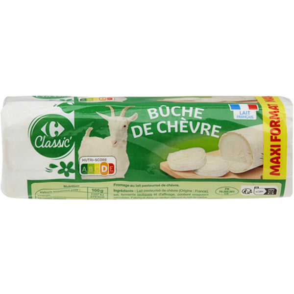 goat cheese log 400g (#112063)