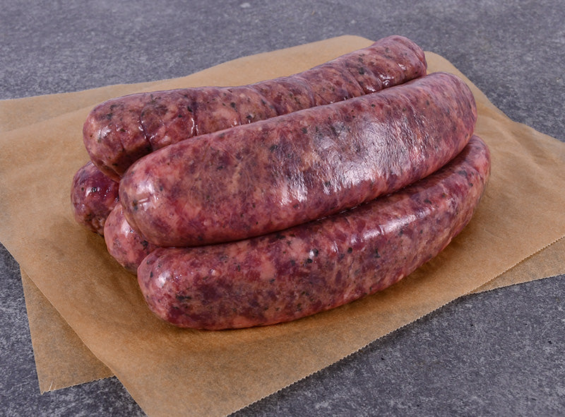 Saucisses De Bœuf Aux Herbes Et A Lail, Sans Gluten Bio