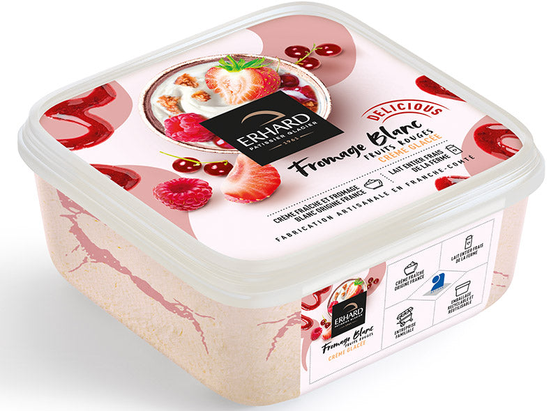 Creme Glacee Fromage Blanc Fruits Rouges