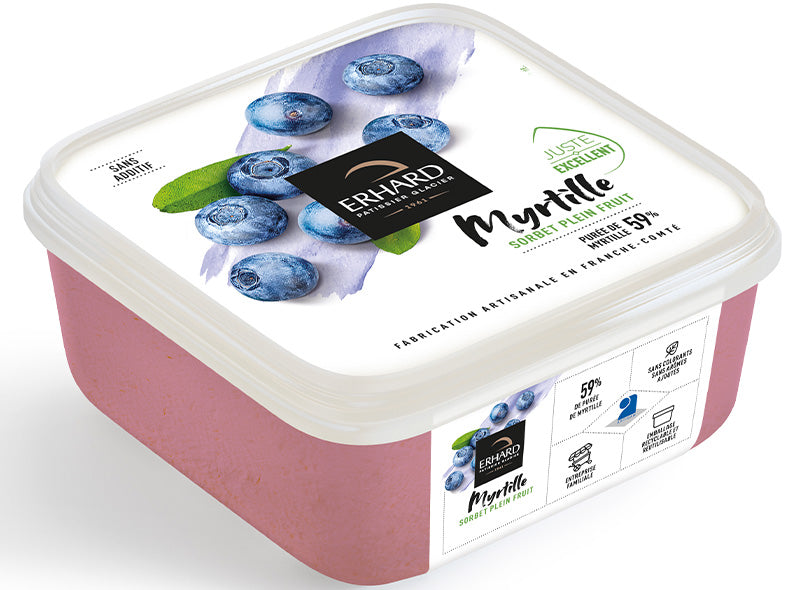 Sorbet Plein Fruit A La Myrtille