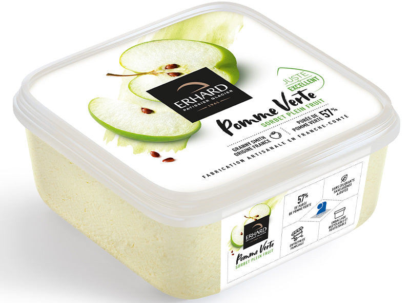 Sorbet Plein Fruit A La Pomme Verte