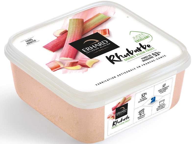 Sorbet Plein Fruit A La Rhubarbe