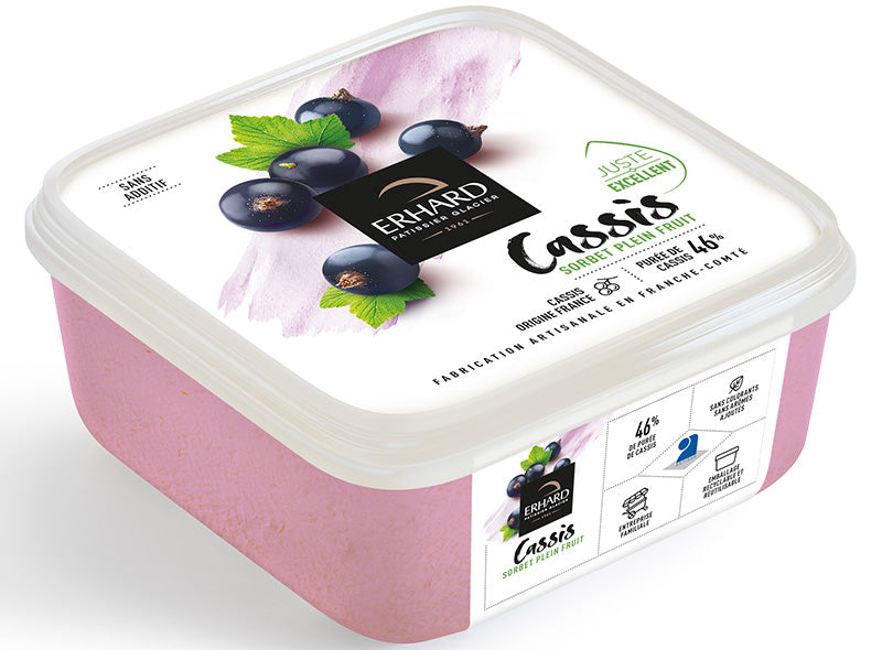 Sorbet Plein Fruit Au Cassis
