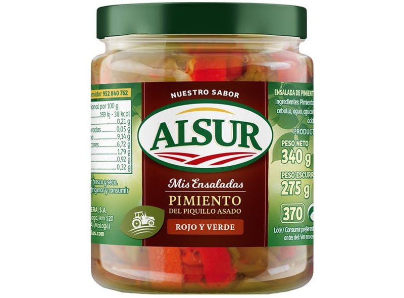 Ensalada De Pimientos Del Piquillo Asados Rojos Y Verdes Salade De Poivrons Piquillo Rouges Et Verts Rotis