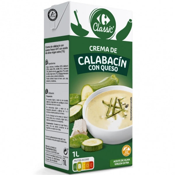 Crema De Calabacin Con Queso Fresco Veloute De Courgette Au Fromage Frais