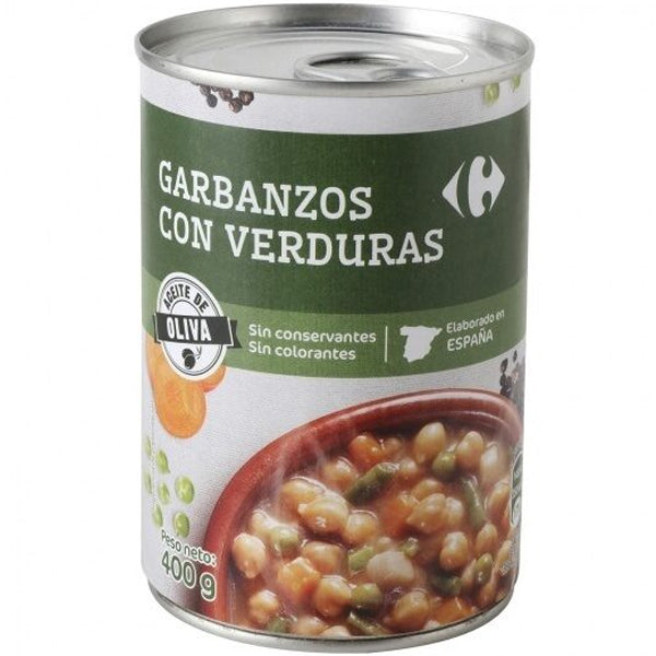 Garbanzos Con Verdura Pois Chiches Aux Legumes
