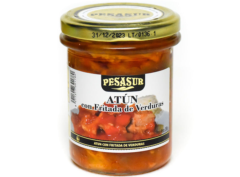 Atun Con Fritada Verduras Fritada De Thon Aux Legumes