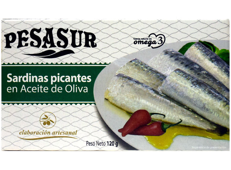 Sardinas Picantes En Aceite De Oliva Sardines En Sauce A©Pica©E A L'Huile D'Olive