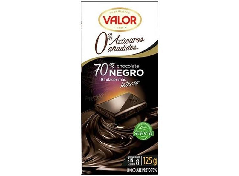 Tableta De Chocolate Negro 70% Sin Azucar Anadido Tablette De Chocolat Noir 70% Sans Sucre Ajoute