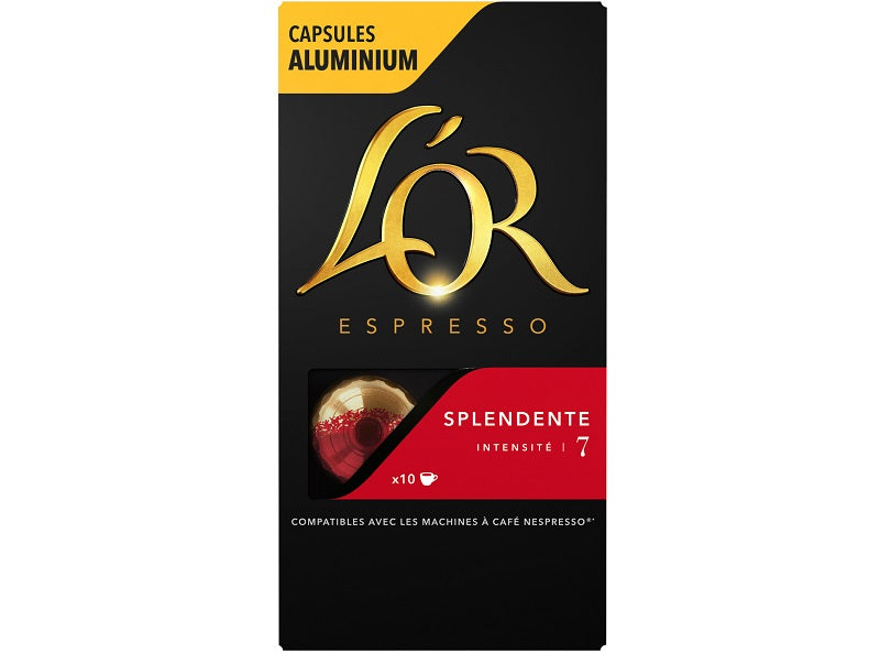 Cafe Capsules Espresso Splendente Intensite 7