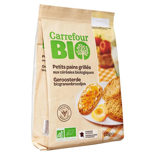 Petits Pains Grilles Aux Cereales Bio