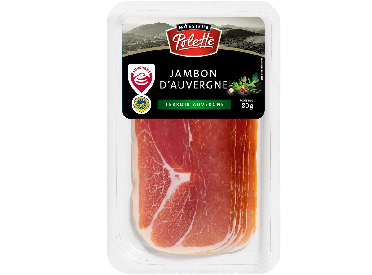 Jambon Sec Dauvergne Ipg 100% Pur Porc Francais