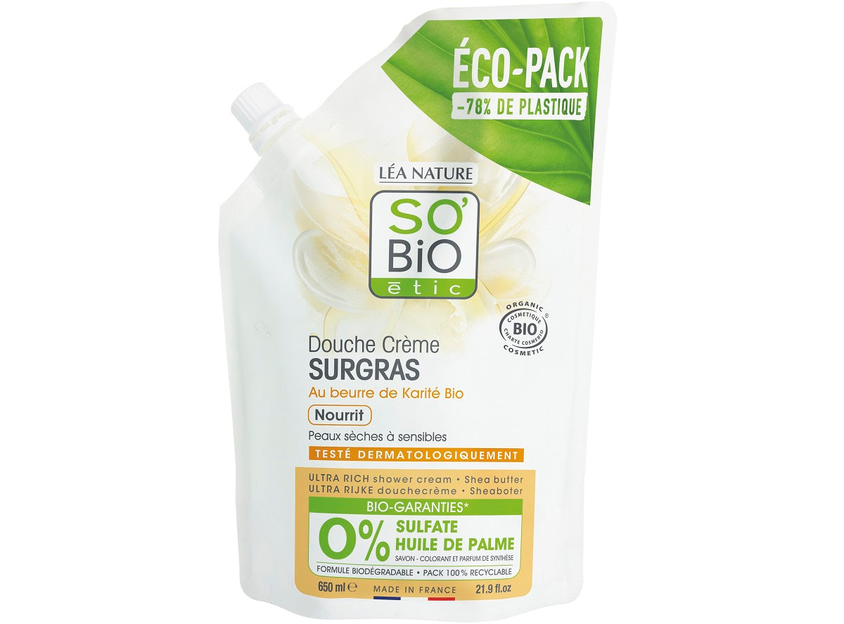 Eco-Pack Creme De Douche Surgras Beurre De Karite Bio