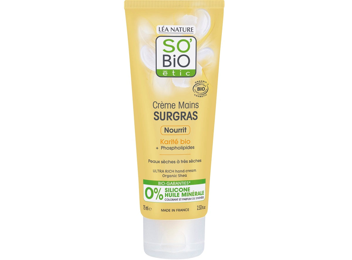 Creme Mains Surgras Beurre De Karite Bio