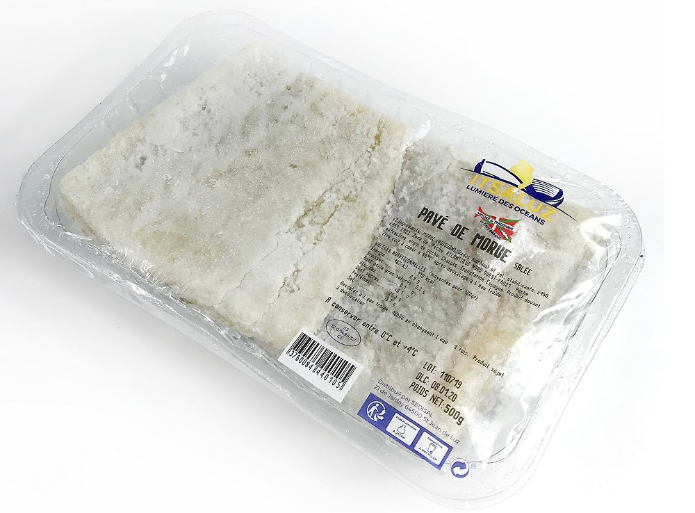 Pave De Bacalao Salado Pave De Morue Salee