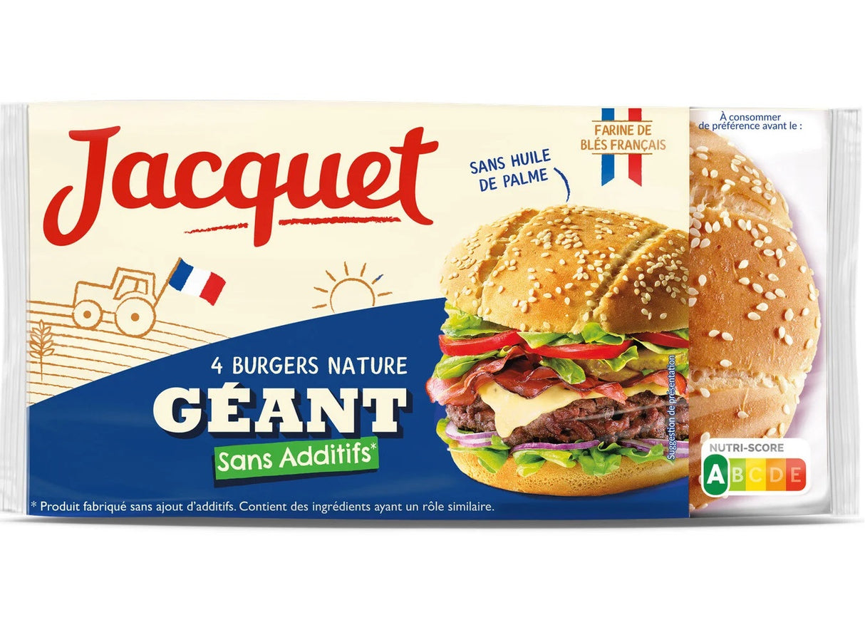 Pain Burger Geant Nature