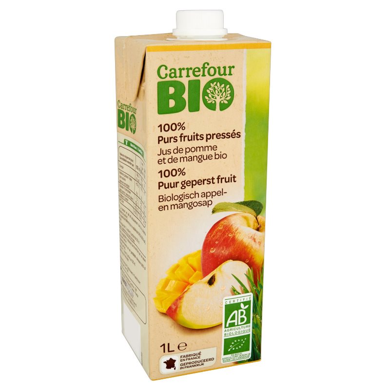 Jus De Pomme Et De Mangue Bio
