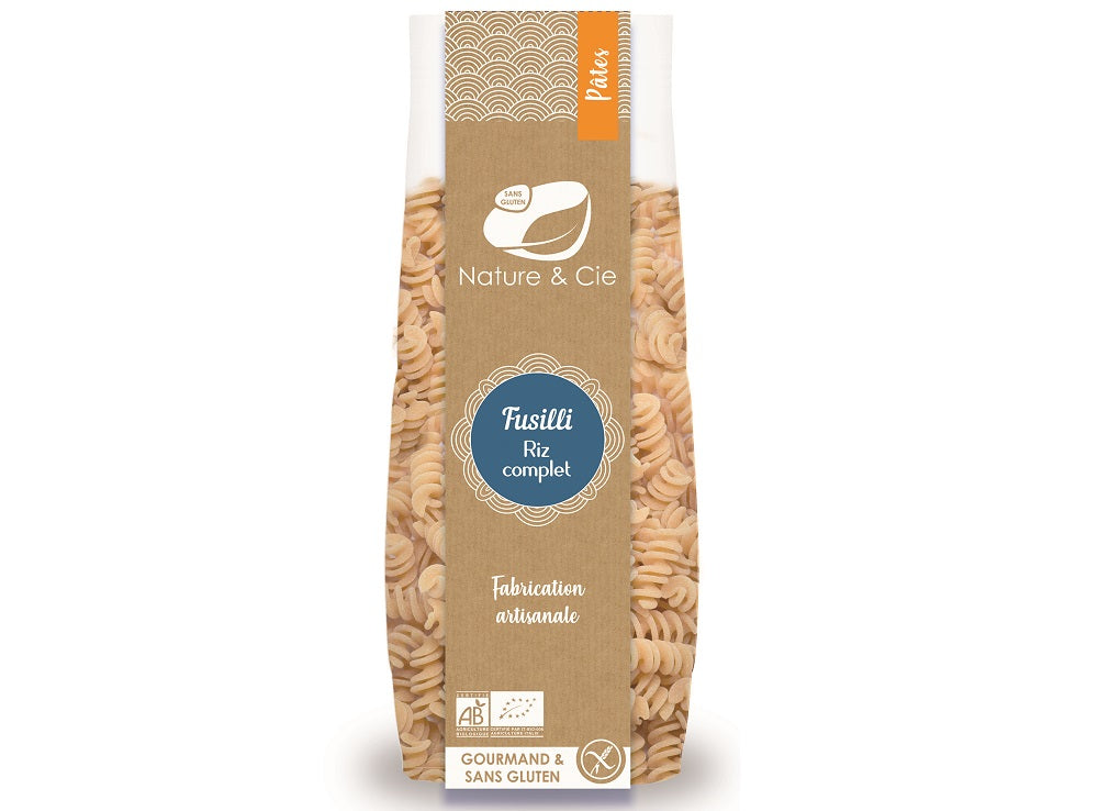 Fusili Au Riz Complet Bio Sans Gluten