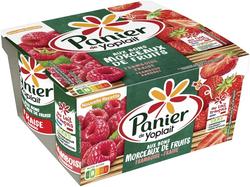 Panier De Yoplait Fraise Framboise