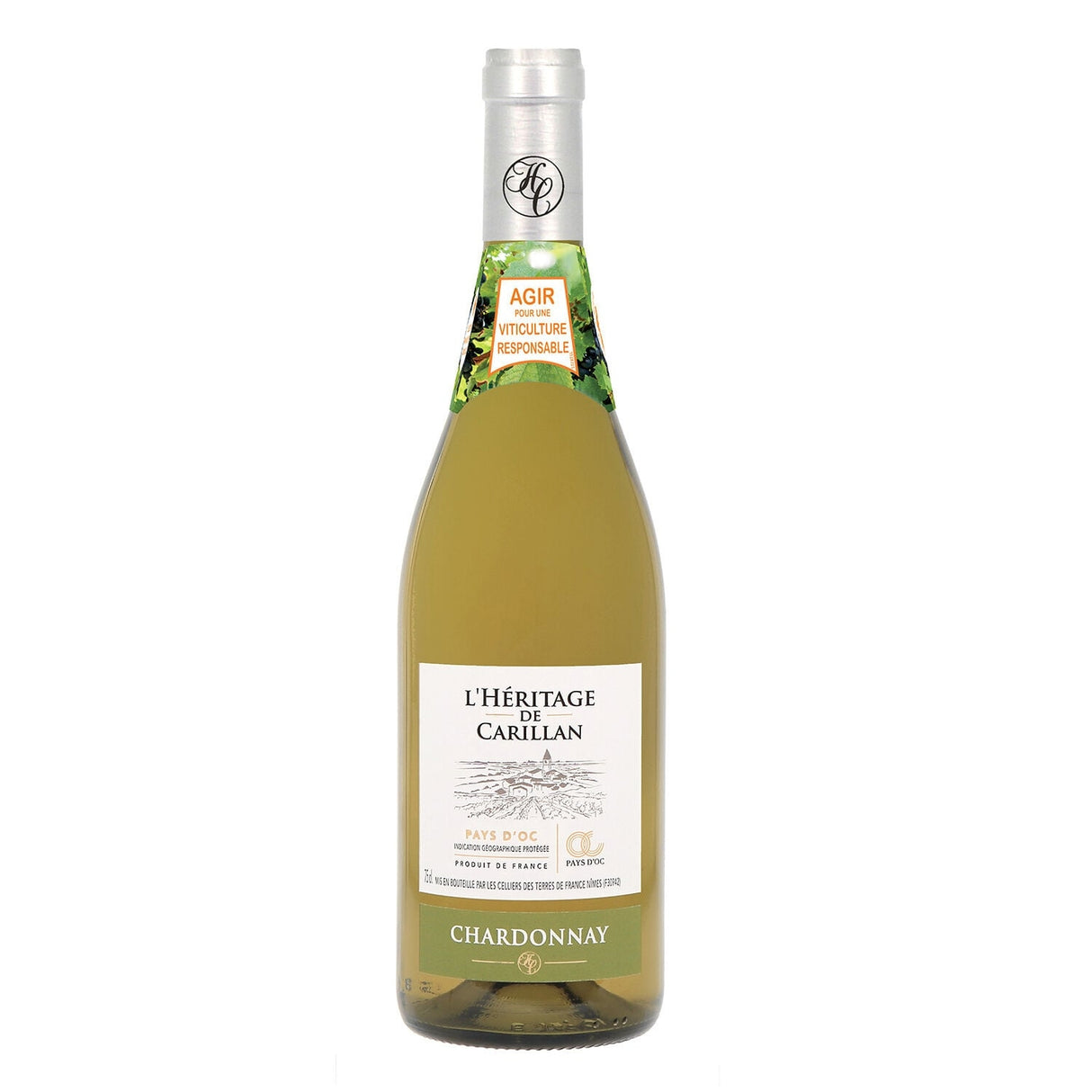 WHITE IGP OC CHARDONNAY 75CL (#128672)