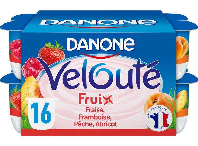 Yaourt Aux Fruits Mixes Et Brasses Veloute Fruix