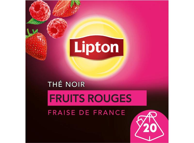 The Noir Fruits Rouges A La Fraise De France