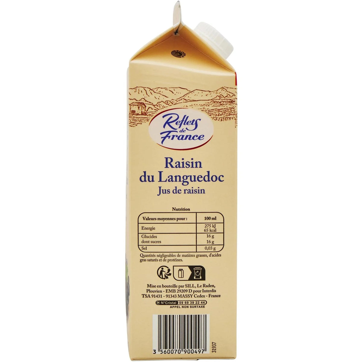 RED GRAPE JUICE 1L (#118449)