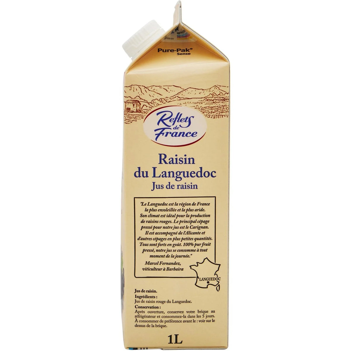 RED GRAPE JUICE 1L (#118449)