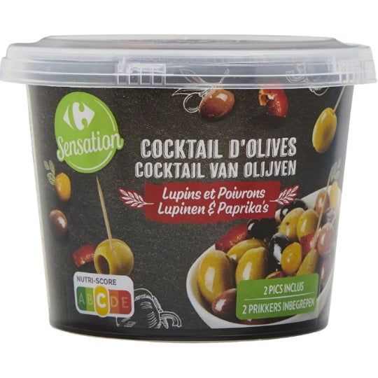 SNACK OLIVE LUPIN PEPPER 125G (#116487)