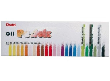 Boite De 25 Craies Pastel A Lhuile, Diametre 8Mm