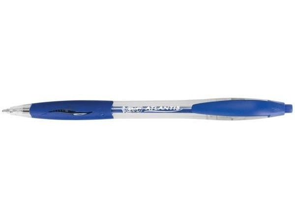 Stylo Bille Bic Atlantis Classic Retractable Bleu