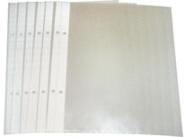 Paquet De 25 Pochettes Perforees Aspect Graine 17X22Cm