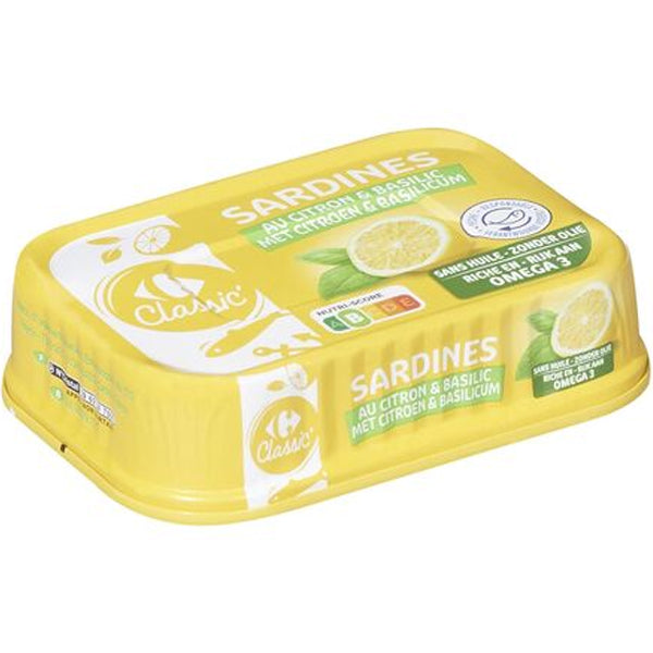 Sardines Marinees Au Citron Et Basilic