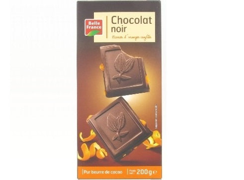 Chocolat Noir A Lecorce Doranges Confites